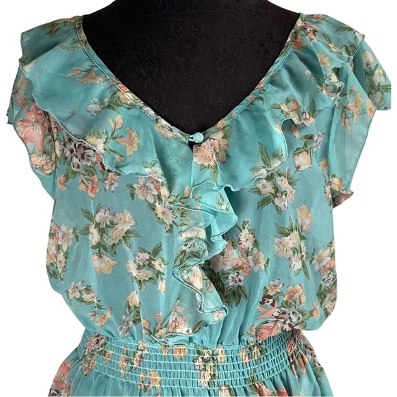 MIXAGE - Sheer Ruffled Top (M) - Picture 4 of 7